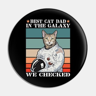 Best Cat Dad Pin