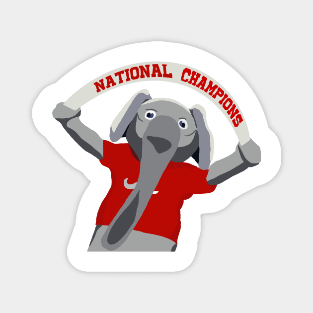 2021 National Champs Magnet by Rosemogo