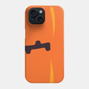 pumpkin mouth doodle art Phone Case