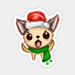 Cute Chihuahua Drawing Magnet