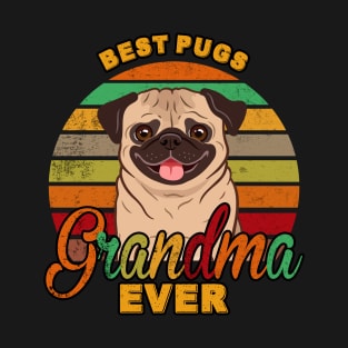 Best Pugs Grandma Ever T-Shirt