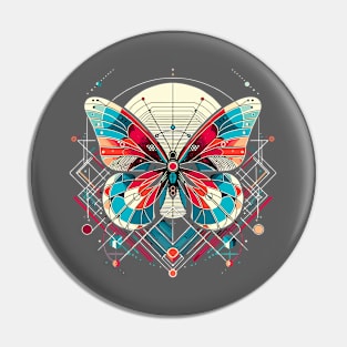 Abstract Animal Butterfly 4 Pin