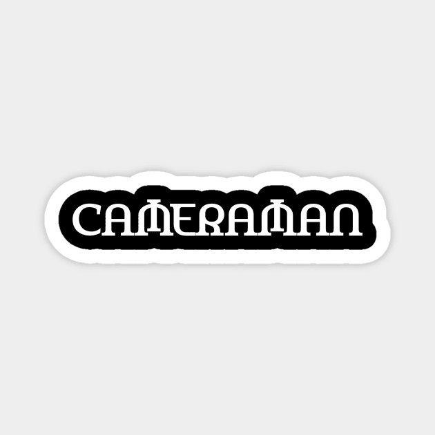 Cameraman Magnet by Menu.D