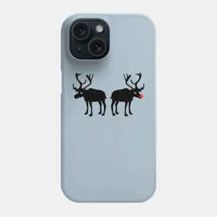 Angry Animals: Rudolph & Prancer Phone Case