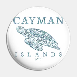 Cayman Islands Gliding Sea Turtle Pin