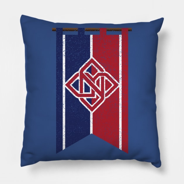 House of New York (NYG) Banner Pillow by SteveOdesignz