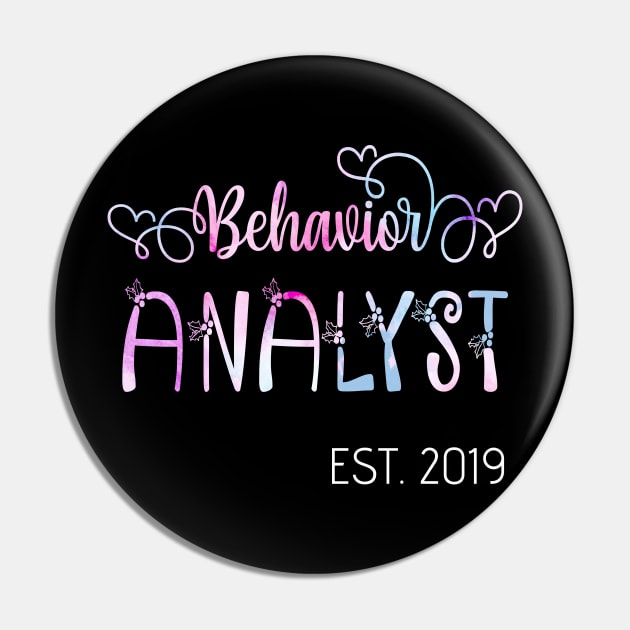 Gift for Behavior Analysts established 2019 Pin by Simpsonfft