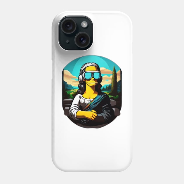 Mona Lisa VR Phone Case by NB-Art