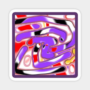 Purple and red Magnet