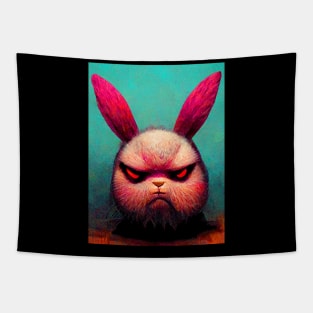 Angry bunny Tapestry