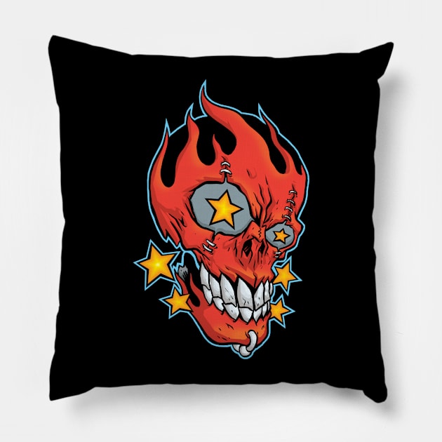 star skull Pillow by SkullFactory