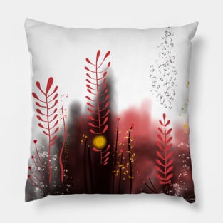 Sunset in the Enchanted Forest Pillow