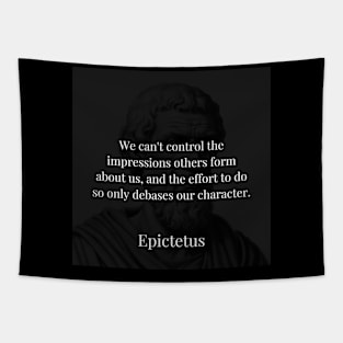 Epictetus's Liberation: The Futility of Controlling Others' Impressions Tapestry