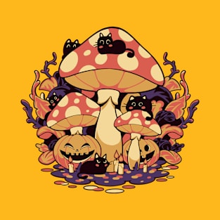 Cogumiaus Hallloween Cats by Tobe Fonseca T-Shirt