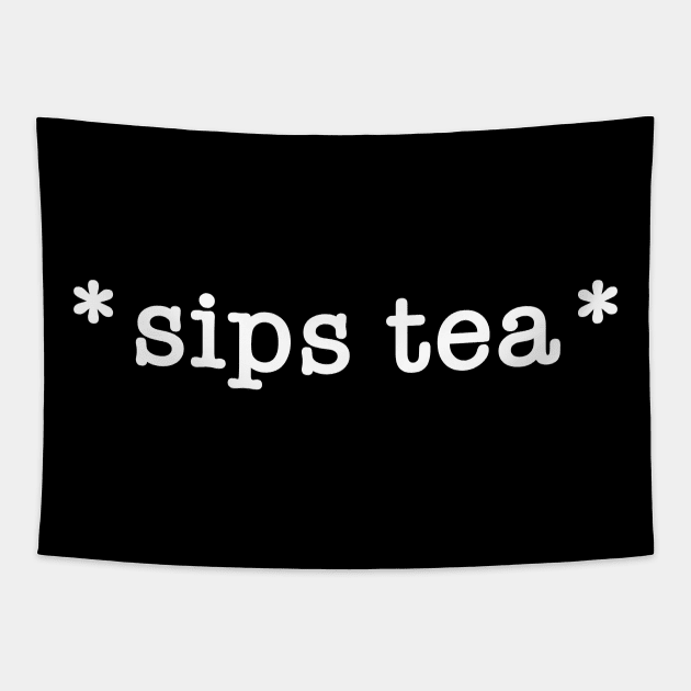 Sips Tea A Funny Slang - Females Around The World Tapestry by mangobanana