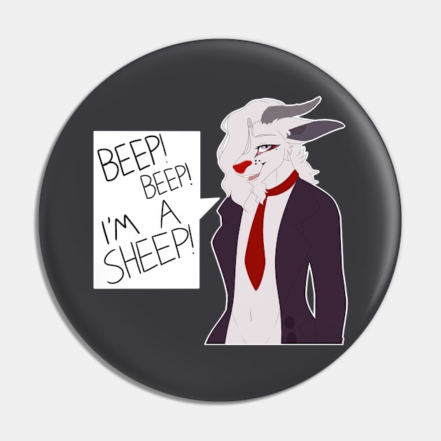 BEEP BEEP ACE IS A SHEEP Pin by Ace Carter