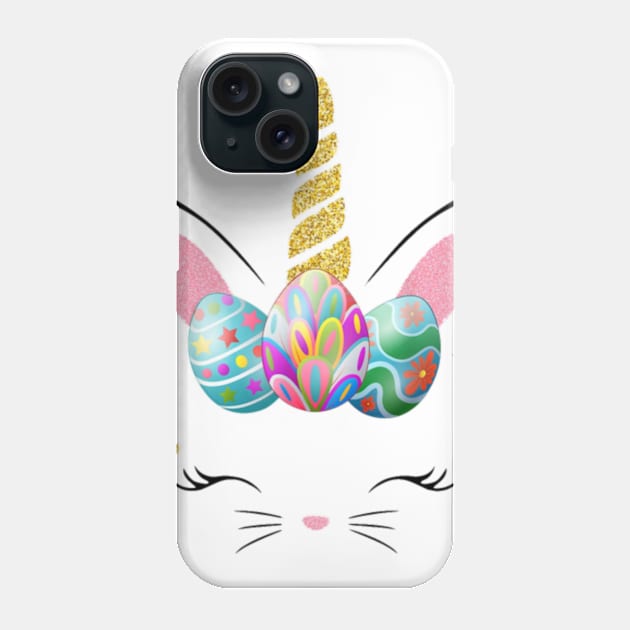 Unicorn Easter T Shirt Girl Easter Bunny bunnicorn Phone Case by flickskyler179