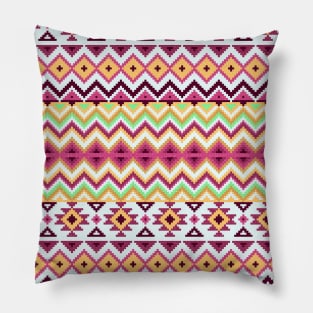 Ethnic pixel ornament #3 Pillow