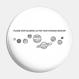 Solar System Pin