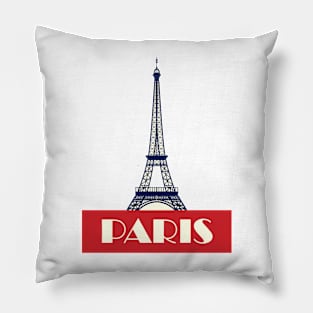 PARIS FRANCE The Eiffel Tower Pillow