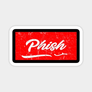 phish red vintage Magnet