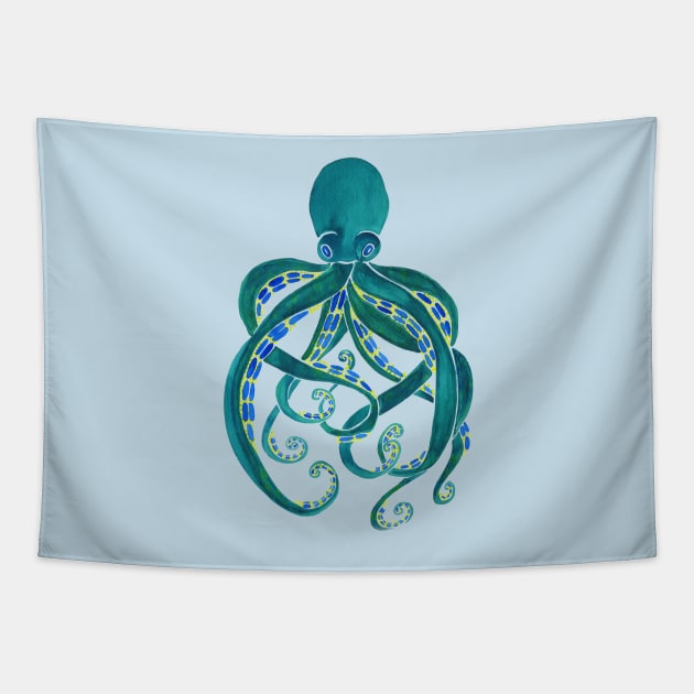 Octopus Tapestry by CatCoq