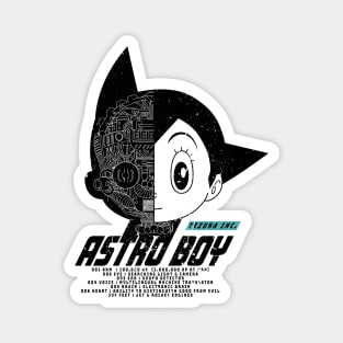 ASTRO BOY - Mighty Atom Vintage DESIGN | Mecha Tech Specs Magnet