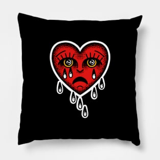 Sad heart Pillow