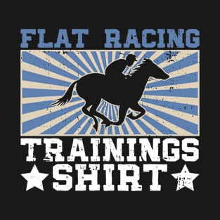 Flat Racing Trainings Shirt - Horse Racing Equestrian T-Shirt