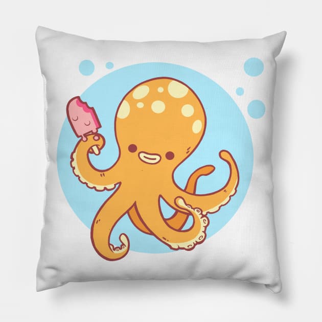 Octopop Pillow by SarahJoncas