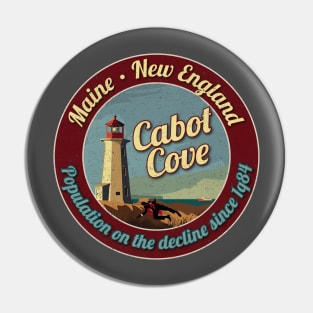 Cabot Cove Population on the decline since 1984 Pin