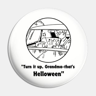 helloween, turn it up grandma Pin