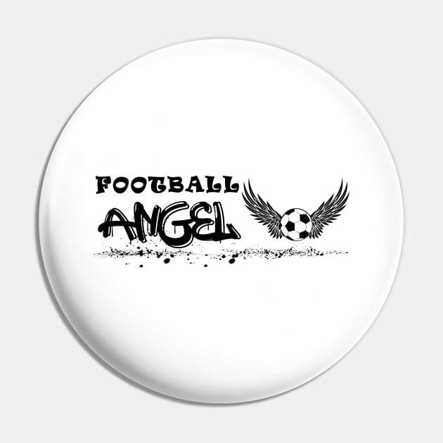 football angel Pin by chakibium