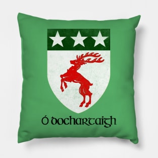 O'Doherty / Irish Vintage Style Crest Coat Of Arms Design Pillow