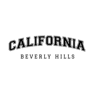 California Beverly Hills College Style T-Shirt