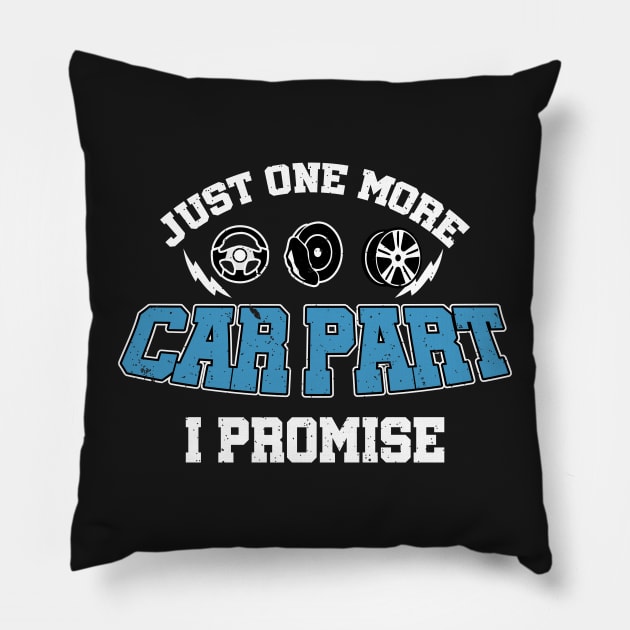 Just one more Carpart Pillow by woormle