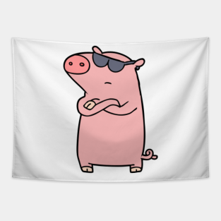 Piggy Roblox Tapestries Teepublic - roblox oof towel