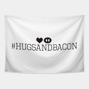 #hugsandbacon - Pig Nose - Light shirts Tapestry