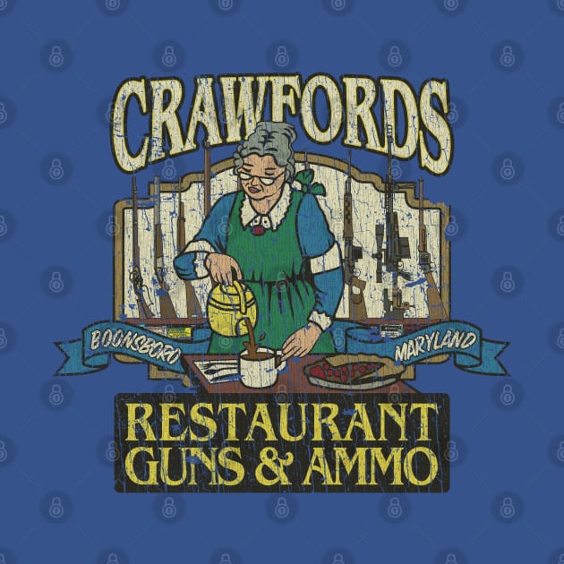 Crawfords Restaurant, Guns & Ammo 1980 by JCD666