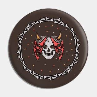 Devil skull Pin