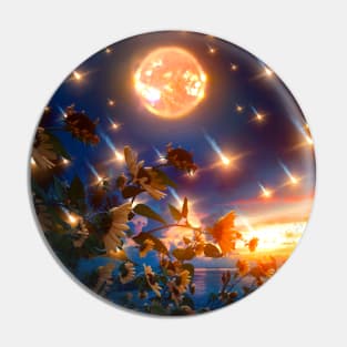 Meteor Shower Pin