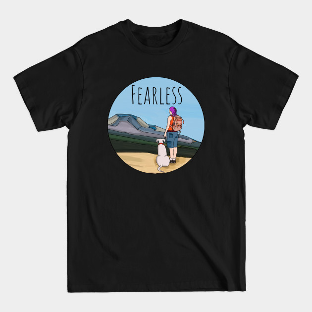 Discover Fearless - Outdoor Gift - T-Shirt