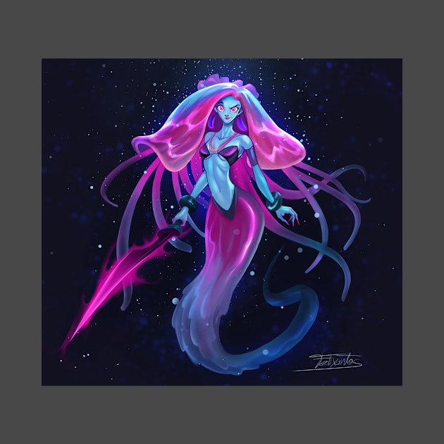 MERMAID MEDUSA by felixantosart