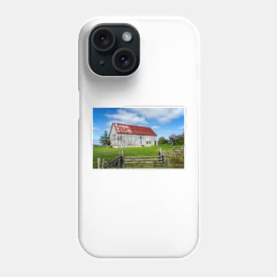 Old Barn With Red Roof, Prince Edward County Phone Case