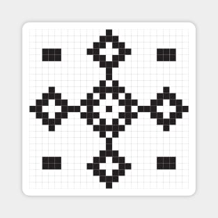 Embroidery vector pattern Magnet