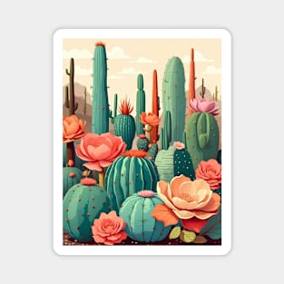 Beautiful Cactus Magnet