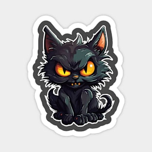 Baby Black Cat Magnet