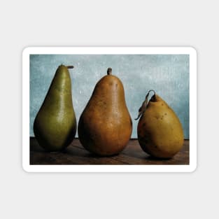 Three Pears - Still Life Magnet