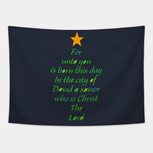 Luke 2:11 Christmas Verse Tapestry