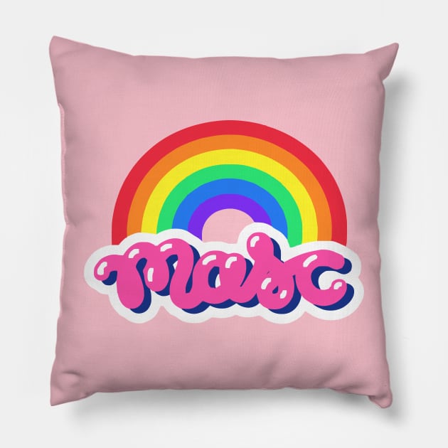 Masc Pillow by OneBigPixel